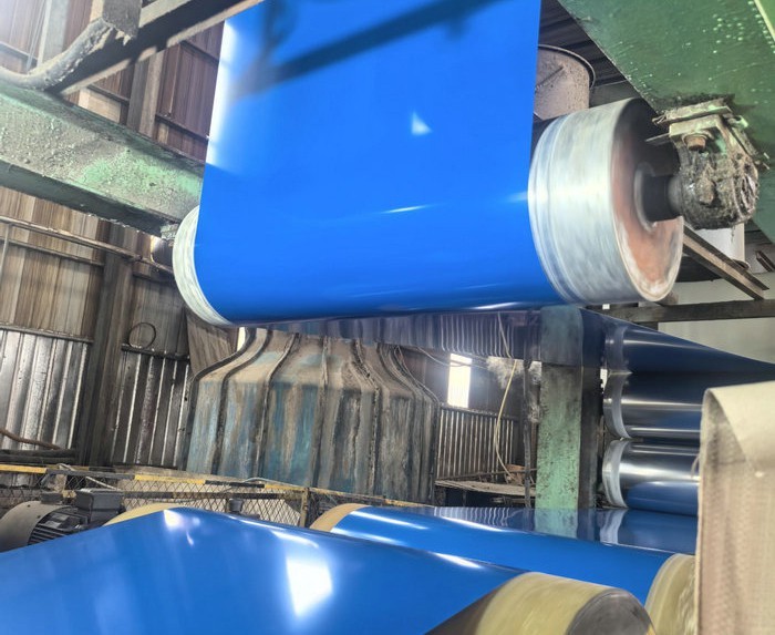 Color coated metal sheet