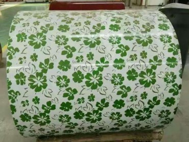 Printed steel plate