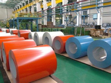 Color coated steel plate