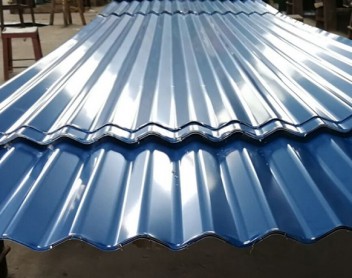Corrugated galvanized steel sheet