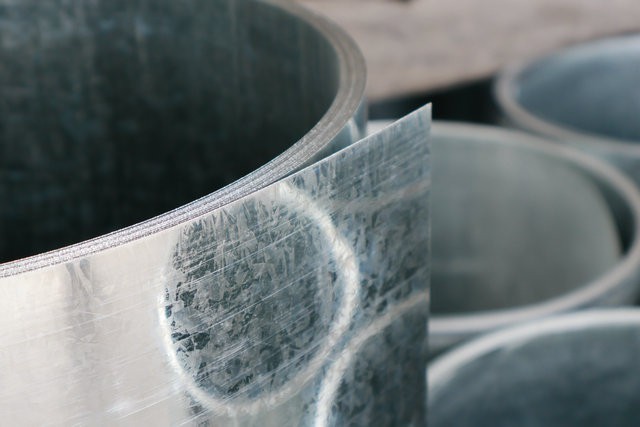 Corrugated galvanized metal