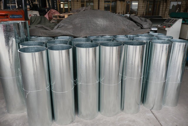Corrugated galvanized steel siding