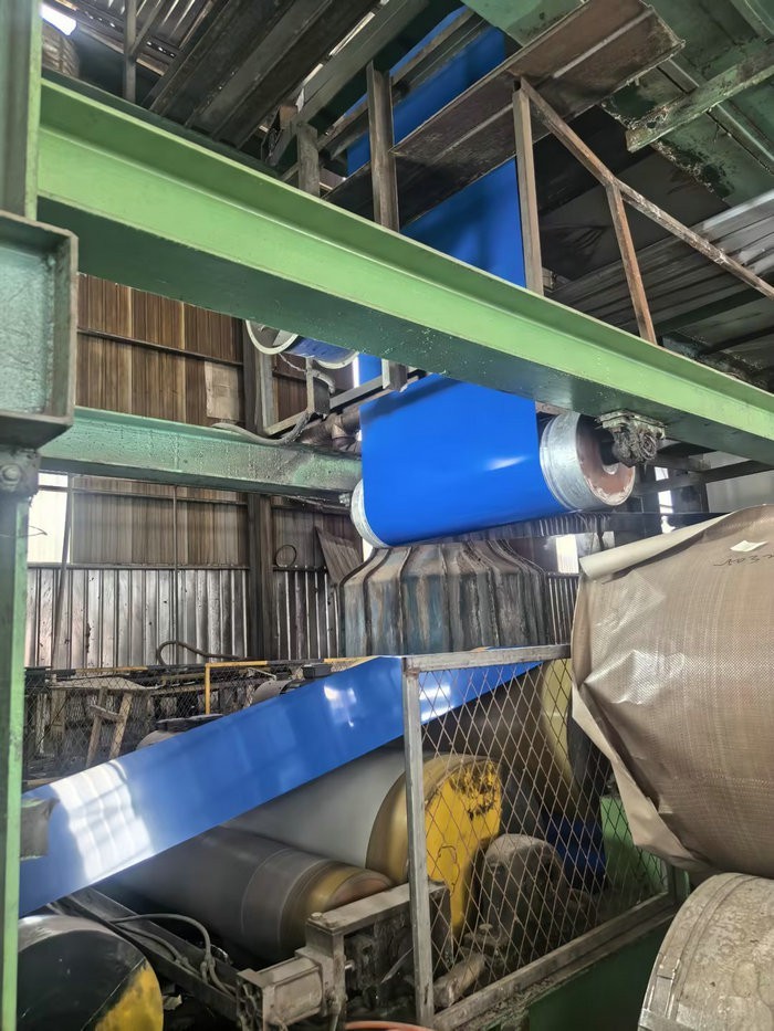 Printed color coated plate