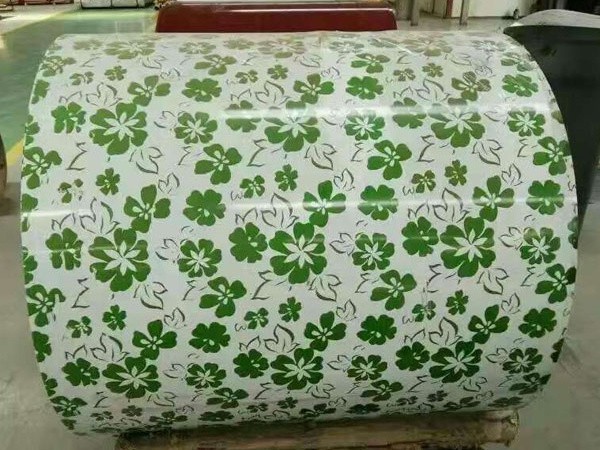 Printed steel plate