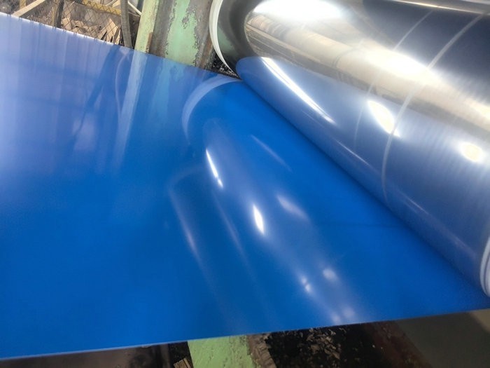 Color coated metal sheet